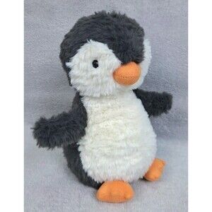 Jellycat Plush Peanut Penguin Gray White Arcitc Stuffed Animal Toy 9" Cuddle